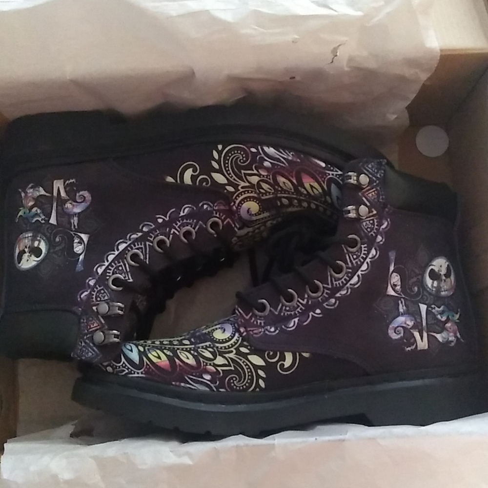 Nightmare before Christmas custom combat boots